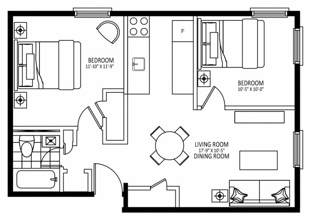 Appartement 4 1/2 London 1 925 $/mois. Appartement à louer London