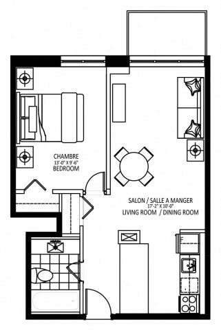 Appartement 2 1/2 Plateau Mont-Royal 1 699 $/mois. Appartement à louer Plateau Mont-Royal