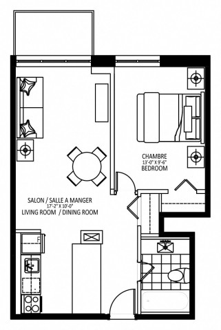 Appartement 2 1/2 Plateau Mont-Royal 1 749 $/mois. Appartement à louer Plateau Mont-Royal