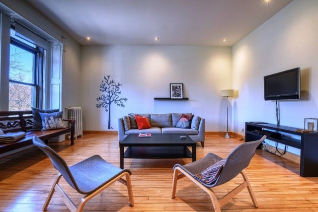  4 1/2 Plateau Mont-Royal 112 $/jour. Appartement à louer Plateau Mont-Royal