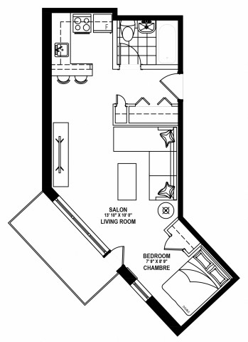 Newfoundland-Labrador Apartment Studio $1,399/month. Apartment for rent in Newfoundland-Labrador