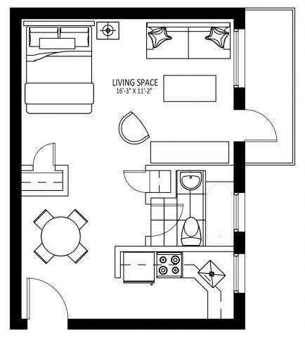 Newfoundland-Labrador Apartment Studio $1,519/month. Apartment for rent in Newfoundland-Labrador