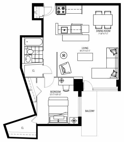 Appartement 2 1/2 St. Catharines 1 775 $/mois. Appartement à louer St. Catharines