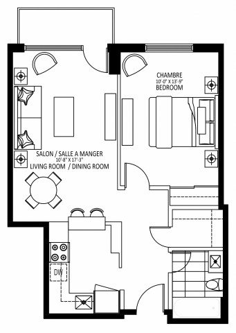 Appartement 2 1/2 Plateau Mont-Royal 1 749 $/mois. Appartement à louer Plateau Mont-Royal