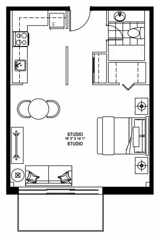 Appartement 1 1/2 Côte-des-Neiges 1 399 $/mois. Appartement à louer Côte-des-Neiges