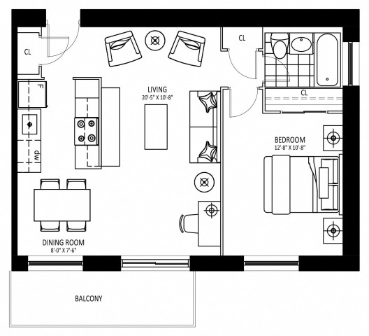 Appartement 2 1/2 Mississauga 2 575 $/mois. Appartement à louer Mississauga