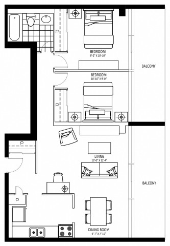 Appartement 4 1/2 St. Catharines 2 175 $/mois. Appartement à louer St. Catharines