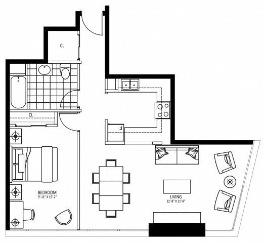 Appartement 2 1/2 Hamilton 1 999 $/mois. Appartement à louer Hamilton