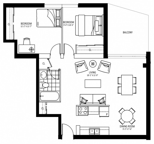 Appartement 4 1/2 Hamilton 1 875 $/mois. Appartement à louer Hamilton