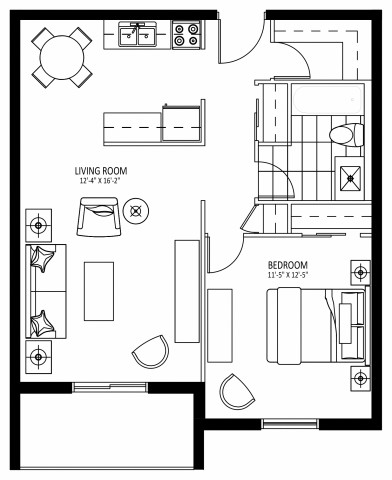 Appartement 2 1/2 Waterloo 1 549 $/mois. Appartement à louer Waterloo