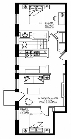 Westmount Apartment 2 b. $1,999/month. Apartment for rent in Westmount