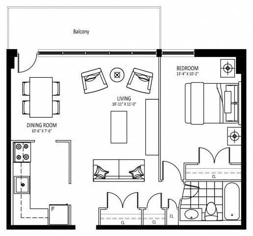 Greater Toronto Area Apartment 1 b. $2,274/month. Apartment for rent in Greater Toronto Area