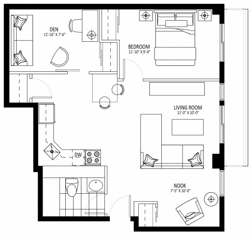 Appartement 2 1/2 Ottawa 2 319 $/mois. Appartement à louer Ottawa