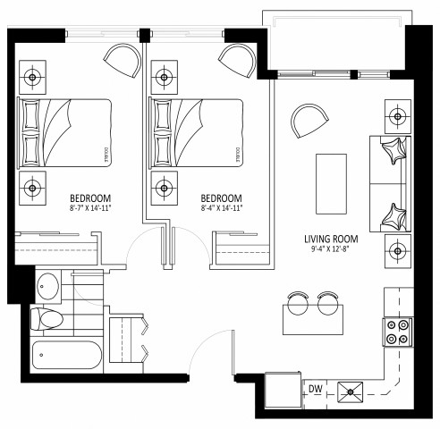 Ottawa Apartment 2 b. $2,289/month. Apartment for rent in Ottawa