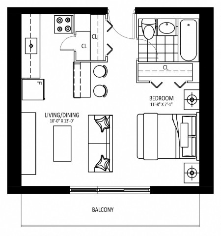 Appartement 1 1/2 Mississauga 2 199 $/mois. Appartement à louer Mississauga