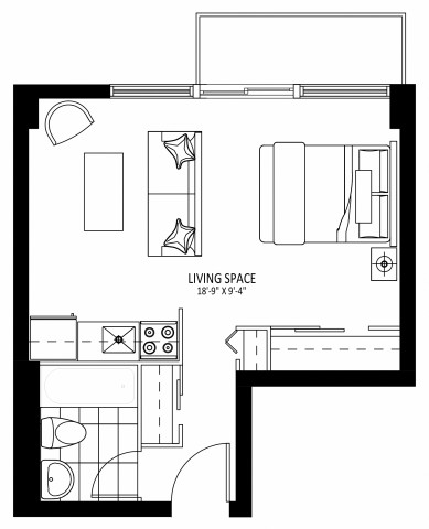 Ottawa Apartment Studio $1,549/month. Apartment for rent in Ottawa