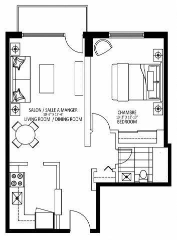 Plateau Mont-Royal Apartment 1 b. $1,709/month. Apartment for rent in Plateau Mont-Royal