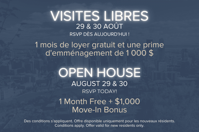 Downtown - Montreal Apartment 1 b. $1,395/month. Apartment for rent in Downtown - Montreal