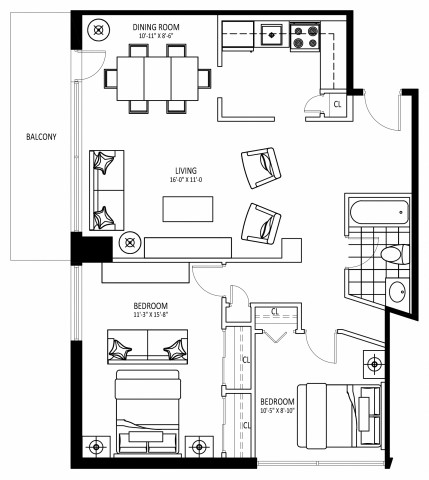 Appartement 4 1/2 St. Catharines 1 849 $/mois. Appartement à louer St. Catharines