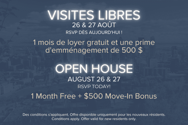 Appartement 1 1/2 Centre-ville - Montréal 1 195 $/mois. Appartement à louer Centre-ville - Montréal