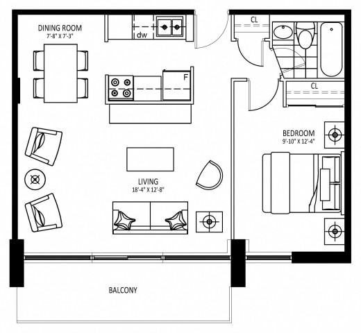 Appartement 2 1/2 Mississauga 2 499 $/mois. Appartement à louer Mississauga