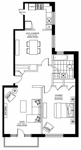 Appartement 2 1/2 Notre-Dame-de-Grâce 2 069 $/mois. Appartement à louer Notre-Dame-de-Grâce