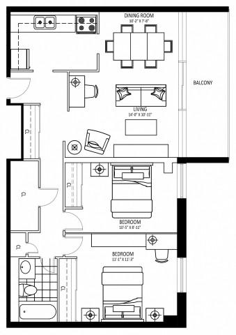 Appartement 4 1/2 St. Catharines 2 149 $/mois. Appartement à louer St. Catharines