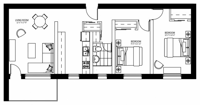 Appartement 4 1/2 Hamilton 2 309 $/mois. Appartement à louer Hamilton