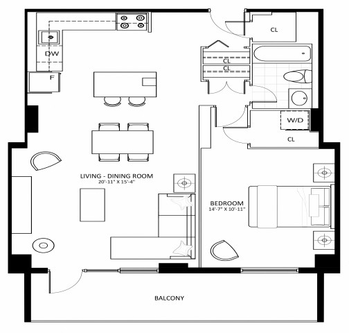 Appartement 2 1/2 St. Catharines 1 944 $/mois. Appartement à louer St. Catharines