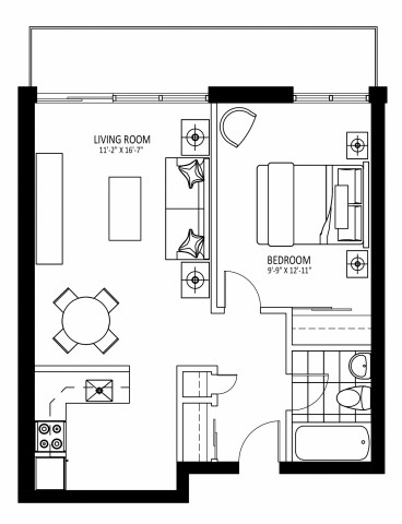 Appartement 2 1/2 Ottawa 1 729 $/mois. Appartement à louer Ottawa