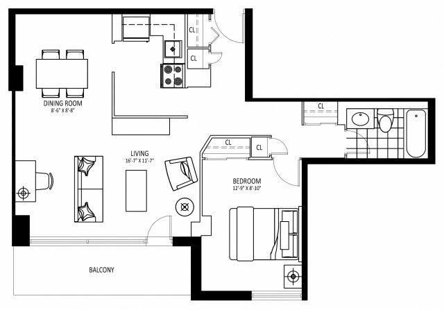 Appartement 2 1/2 St. Catharines 1 894 $/mois. Appartement à louer St. Catharines