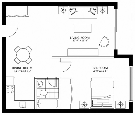 Appartement 2 1/2 Ottawa 1 949 $/mois. Appartement à louer Ottawa