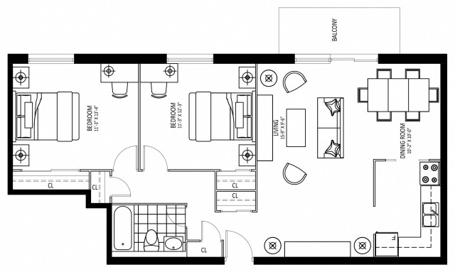 Appartement 4 1/2 Mississauga 2 649 $/mois. Appartement à louer Mississauga