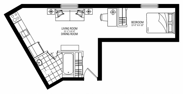 Appartement 2 1/2 St. Catharines 1 699 $/mois. Appartement à louer St. Catharines