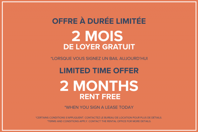 Appartement 4 1/2 Ville de Québec 1 595 $/mois. Appartement à louer Ville de Québec