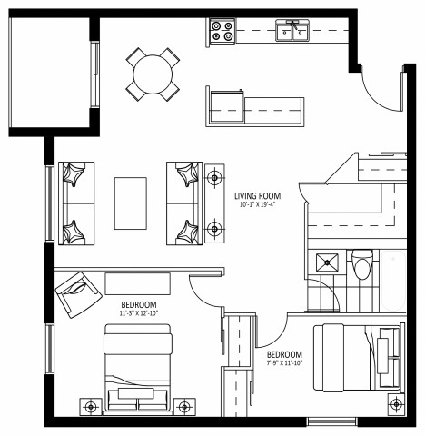 Appartement 4 1/2 Waterloo 1 749 $/mois. Appartement à louer Waterloo