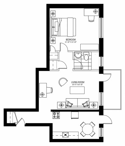 Appartement 2 1/2 Ottawa 1 699 $/mois. Appartement à louer Ottawa