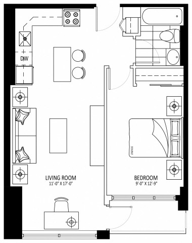 Appartement 2 1/2 Ottawa 1 849 $/mois. Appartement à louer Ottawa