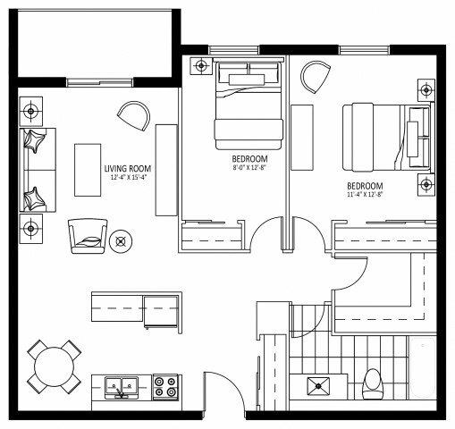 Appartement 4 1/2 Waterloo 1 769 $/mois. Appartement à louer Waterloo
