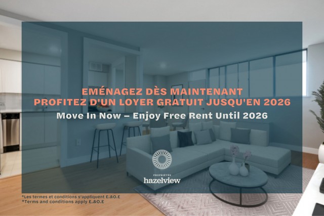 Appartement 5 1/2 Pointe-Claire 4 995 $/mois. Appartement à louer Pointe-Claire