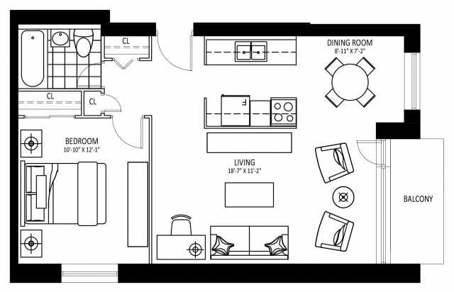 Appartement 2 1/2 Grand Toronto 2 399 $/mois. Appartement à louer Grand Toronto