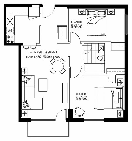 Appartement 4 1/2 Plateau Mont-Royal 1 979 $/mois. Appartement à louer Plateau Mont-Royal