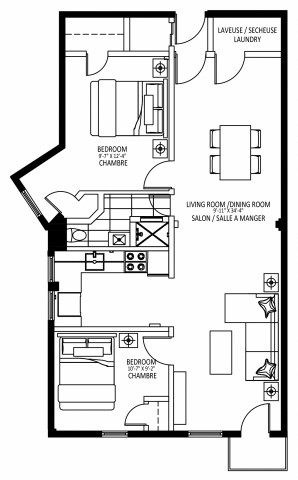 Westmount Apartment 2 b. $2,019/month. Apartment for rent in Westmount