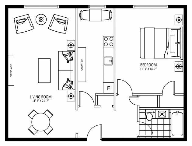 Ottawa Apartment 1 b. $1,779/month. Apartment for rent in Ottawa