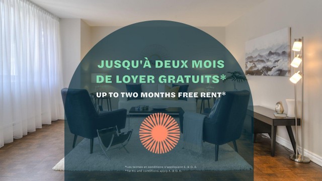 Downtown - Montreal Apartment 2 b. $2,630/month. Apartment for rent in Downtown - Montreal