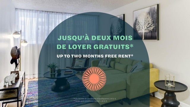 Appartement 4 1/2 Centre-ville - Montréal 2 195 $/mois. Appartement à louer Centre-ville - Montréal