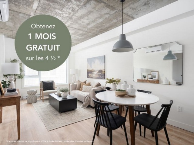 Appartement 3 1/2 Pointe-Saint-Charles 1 880 $/mois. Appartement à louer Pointe-Saint-Charles