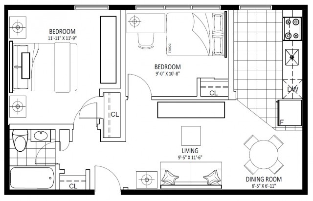 Appartement 4 1/2 London 2 049 $/mois. Appartement à louer London