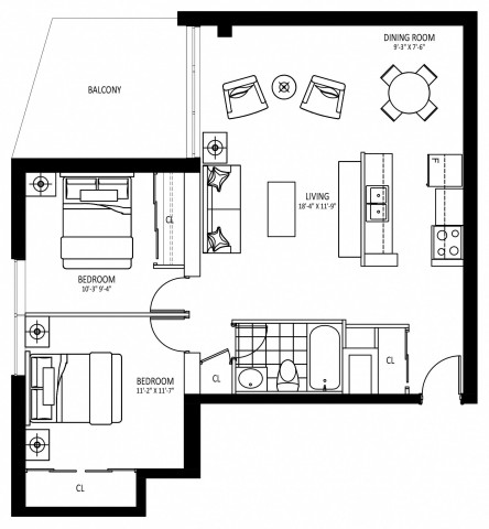 Hamilton Apartment 2 b. $2,125/month. Apartment for rent in Hamilton