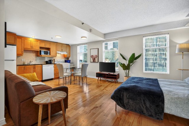 Downtown - Montreal  1 b. $78/day. Apartment for rent in Downtown - Montreal